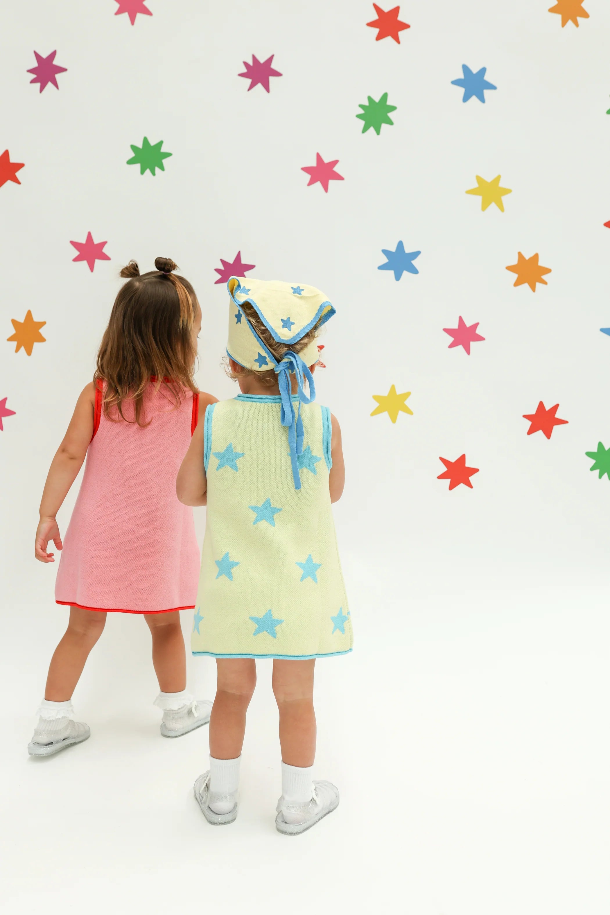 Stars Align Dress - Yellow + Blue | Sunday Siblings
