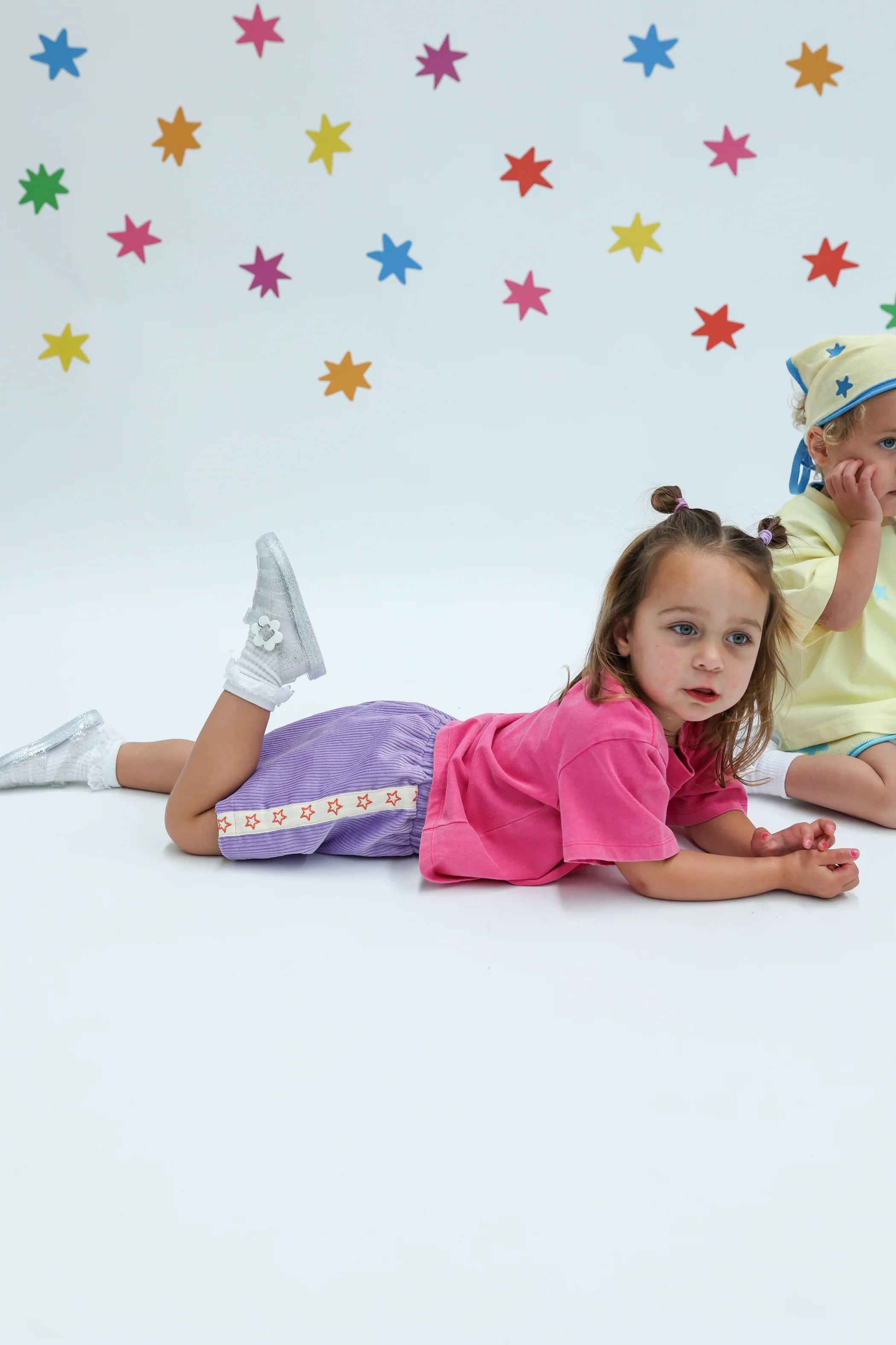 Playtime Cord Shorts - Purple | Sunday Siblings