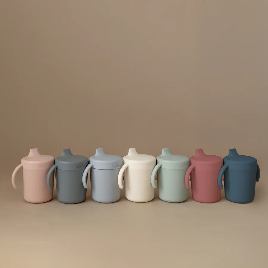 Trainer Sippy Cup with Handle - Ivory | Mushie