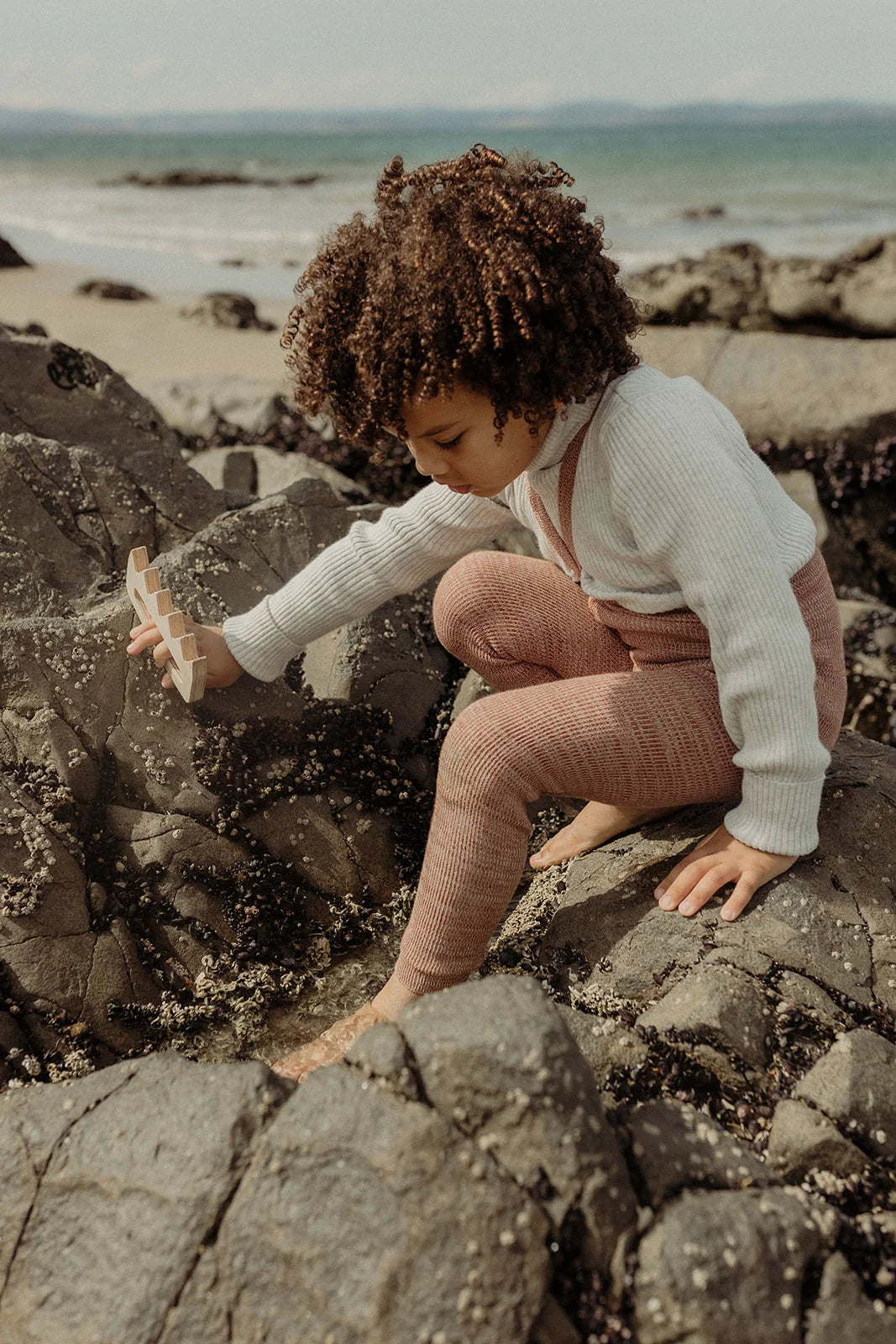 Footless Cotton Tights - Salted Caramel | Silly Silas