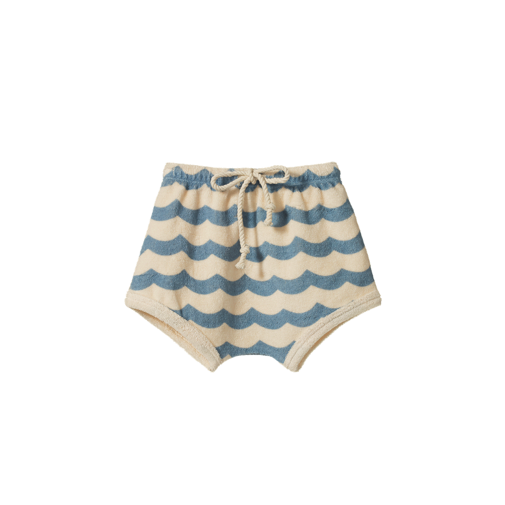 TERRY SHORT - Waves Print | Nature Baby