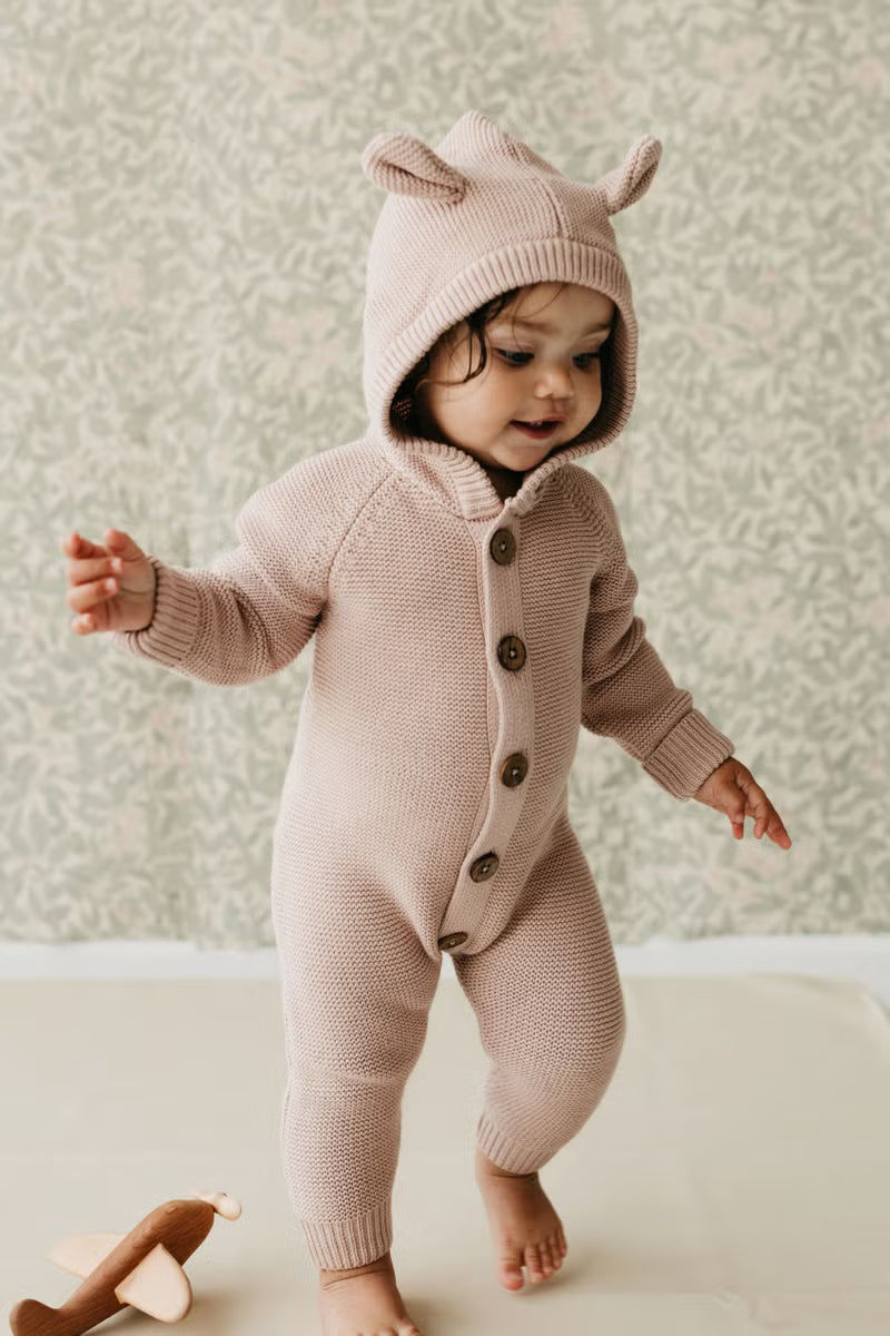 Jack Playsuit - Pink Calico | Jamie Kay