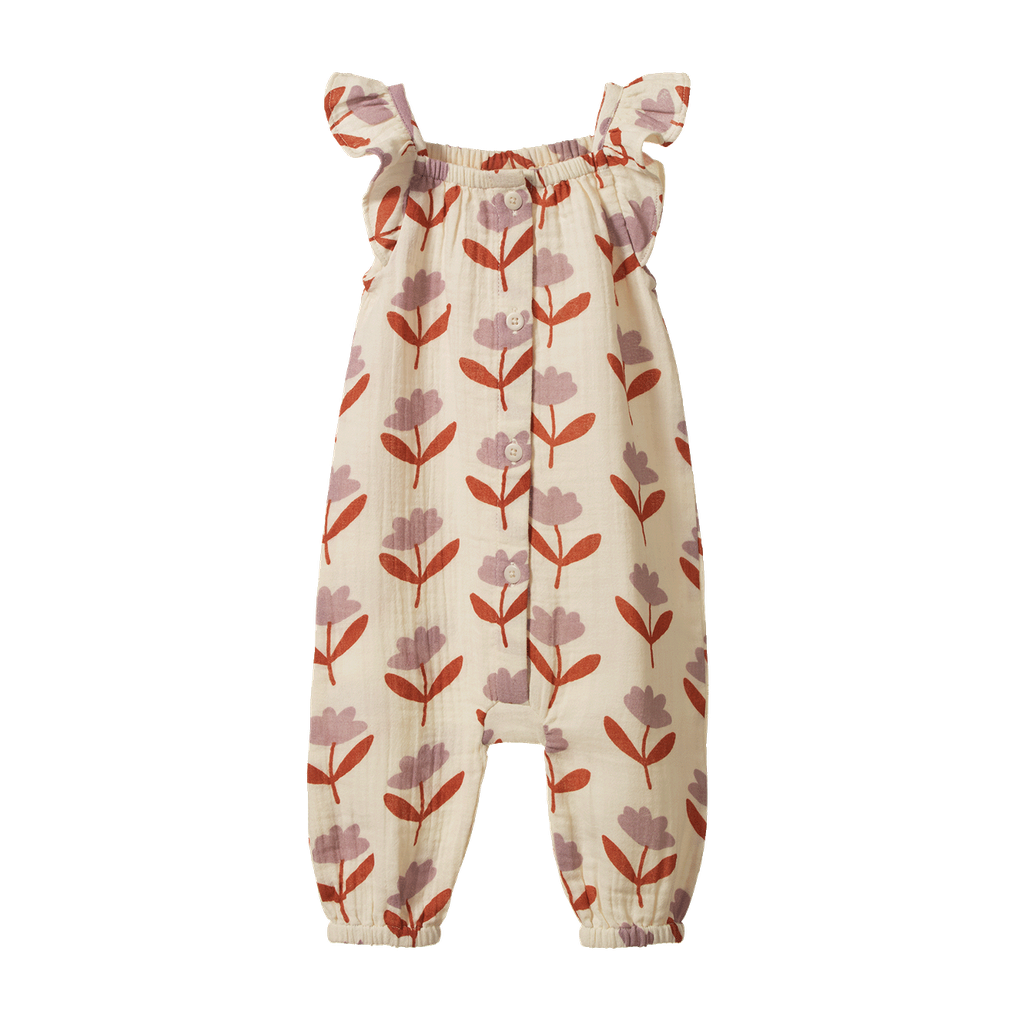 TILDA SUIT MUSLIN - Fleurette Print | Nature Baby