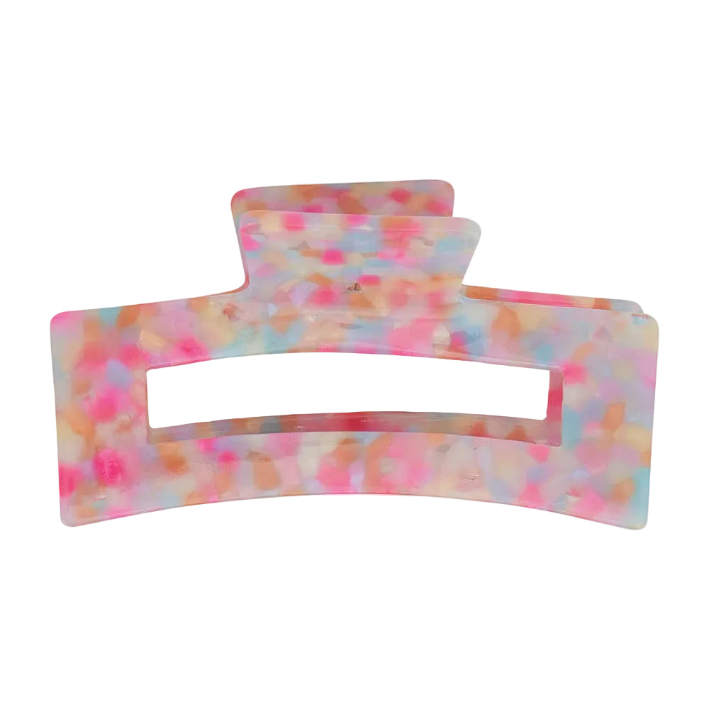 Jumbo Tamed Hair Claw - Unicorn Confetti | Annabel Trends