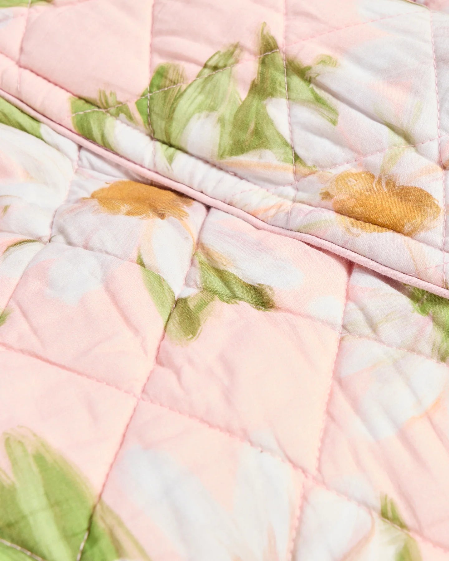 Sweet Daisy Quilted Cotton Robe | Kip & Co