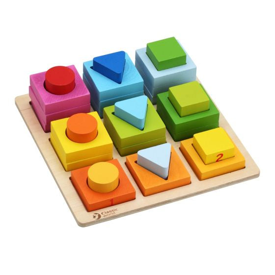 Geometric Blocks - 28pcs | Classic World