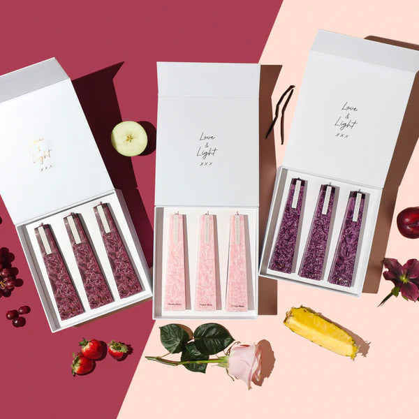 Mini Icicle Trio Gift Sets - Peony Rose | Living Light