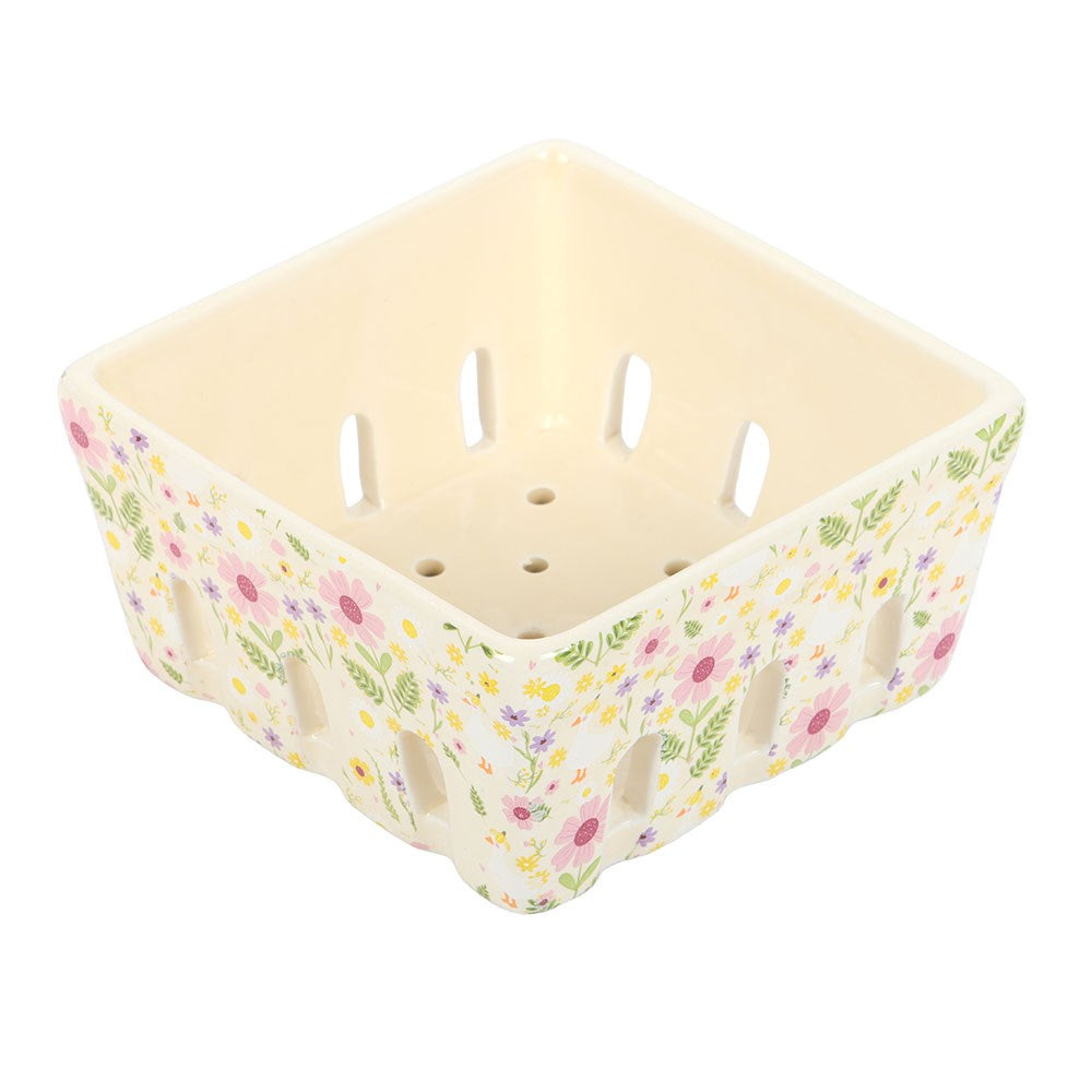 Ceramic Print Basket | Daisy & Duck