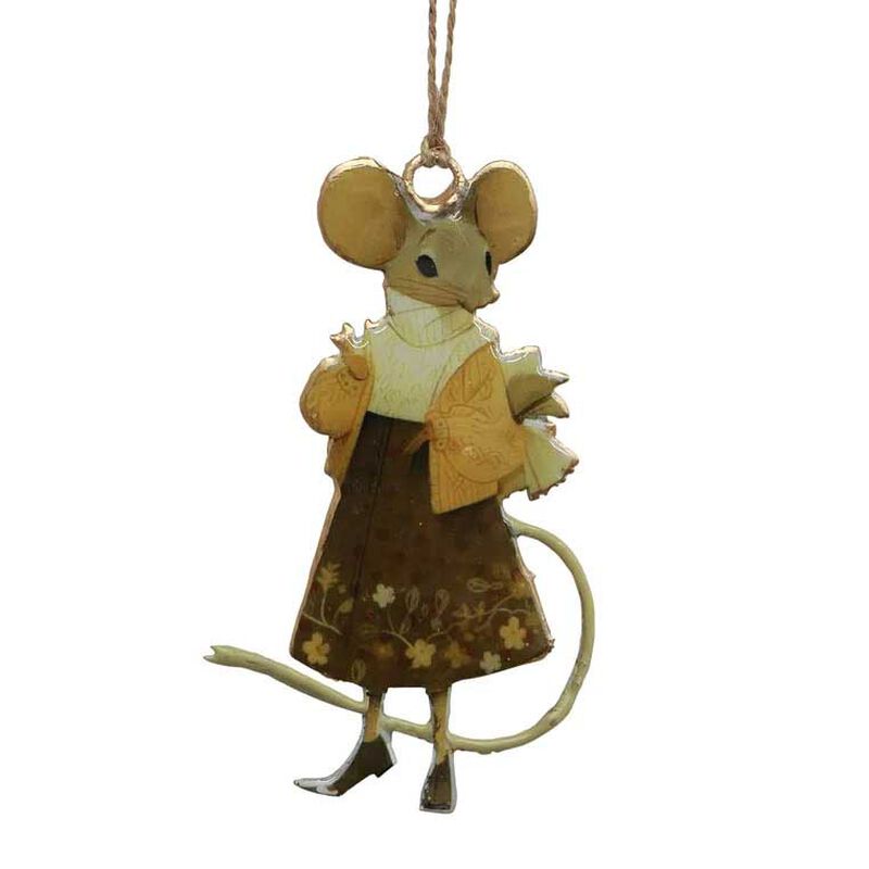 Beatrice Ochre Hanging Mouse | French Country
