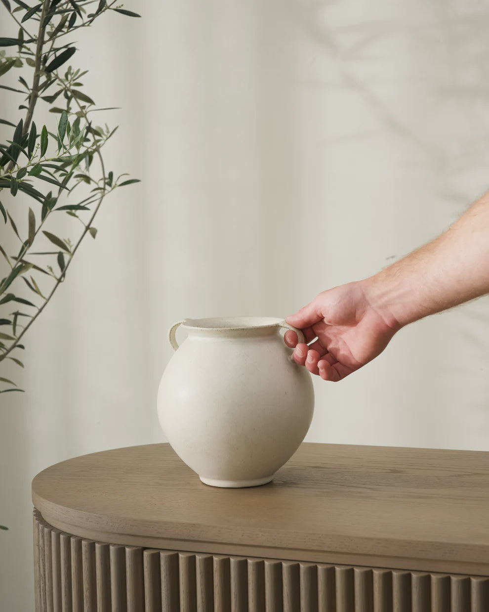 Fort Large Vase - Matte Speckle | Ned Collections