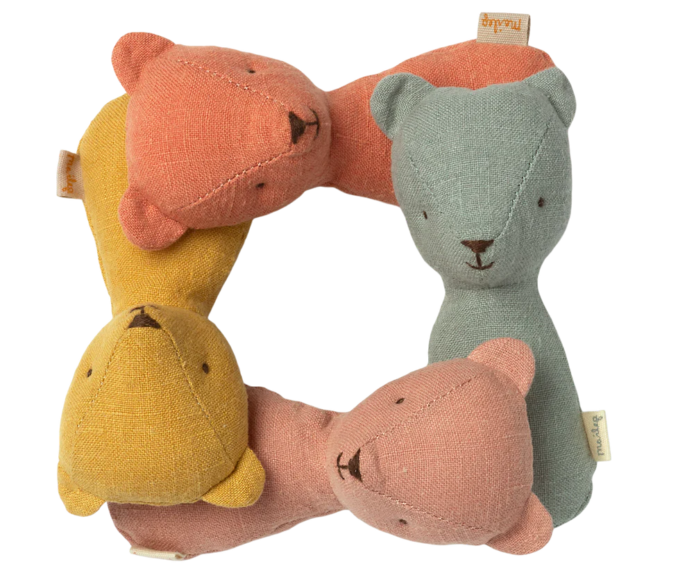Teddy Rattle - Dusty Coral | Maileg