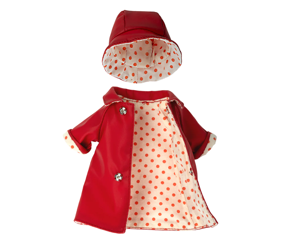 Rain Coat & Hat for Teddy Mum | Maileg