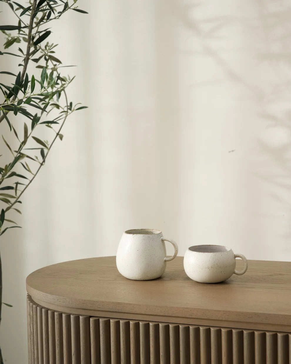 Fort Large Mug - Matte White | Ned Collections