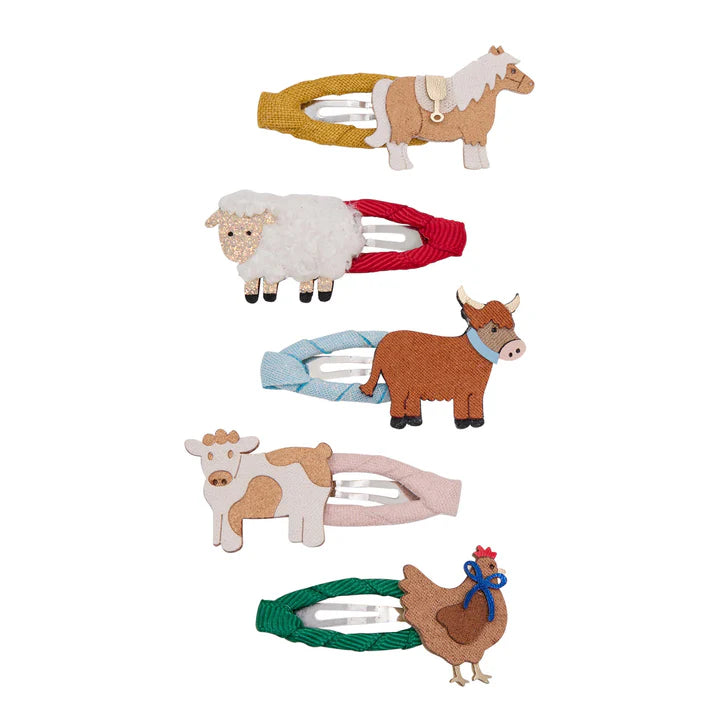 Fun Farm Mini Clips - Bright Multi | Mimi & Lula