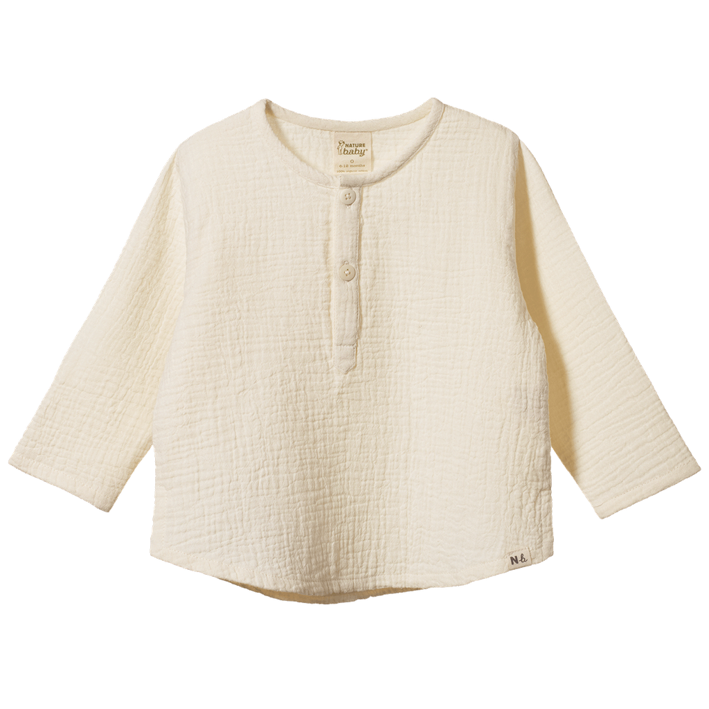 Caravan Shirt - Muslin - Natural | Nature Baby