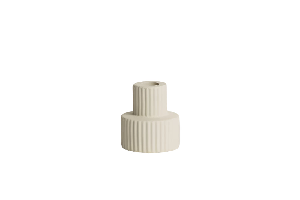 Merdeka Candle Holder - Cashmere | Ned Collections