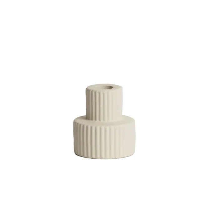 Merdeka Candle Holder - Cashmere | Ned Collections