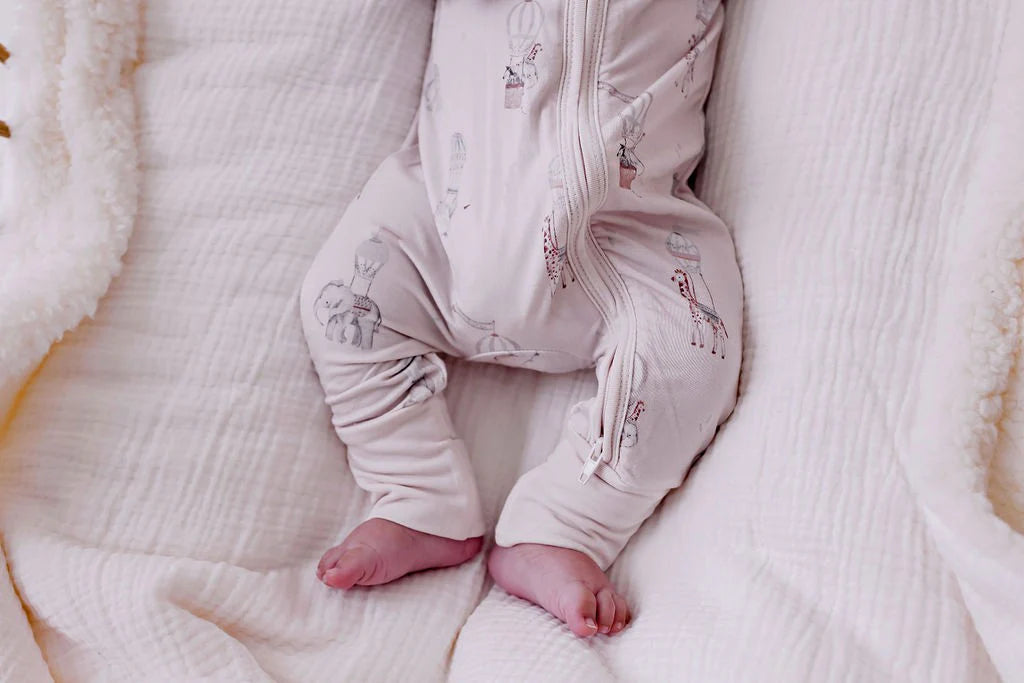 Bamboo Zipsuit || Bonjour | Confetti Kidz