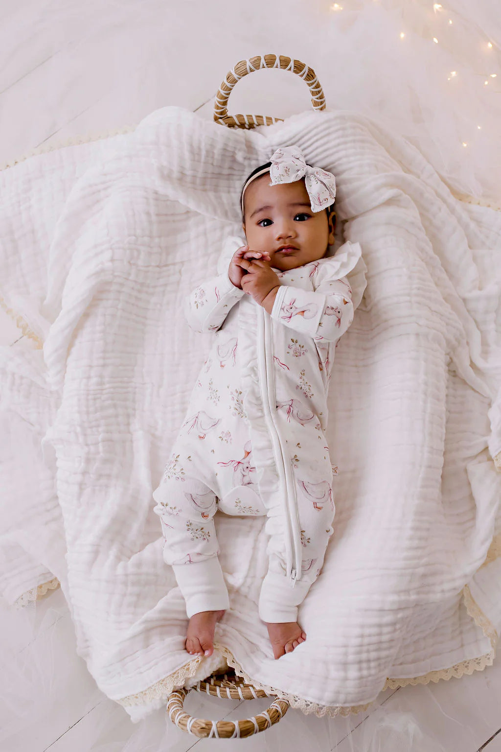Bamboo Zipsuit || Forever Friends | Confetti Kidz