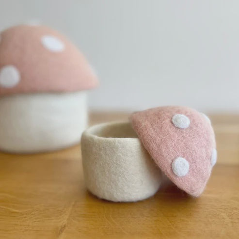 Mini Toadstool Trinket Box - Blush | SHEEP-ish