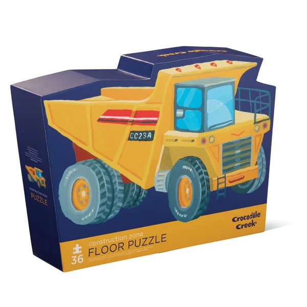 36 Piece Floor Puzzle Construction Zone | Crocodile Creek