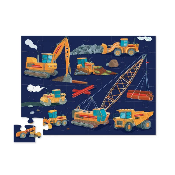 36 Piece Floor Puzzle Construction Zone | Crocodile Creek