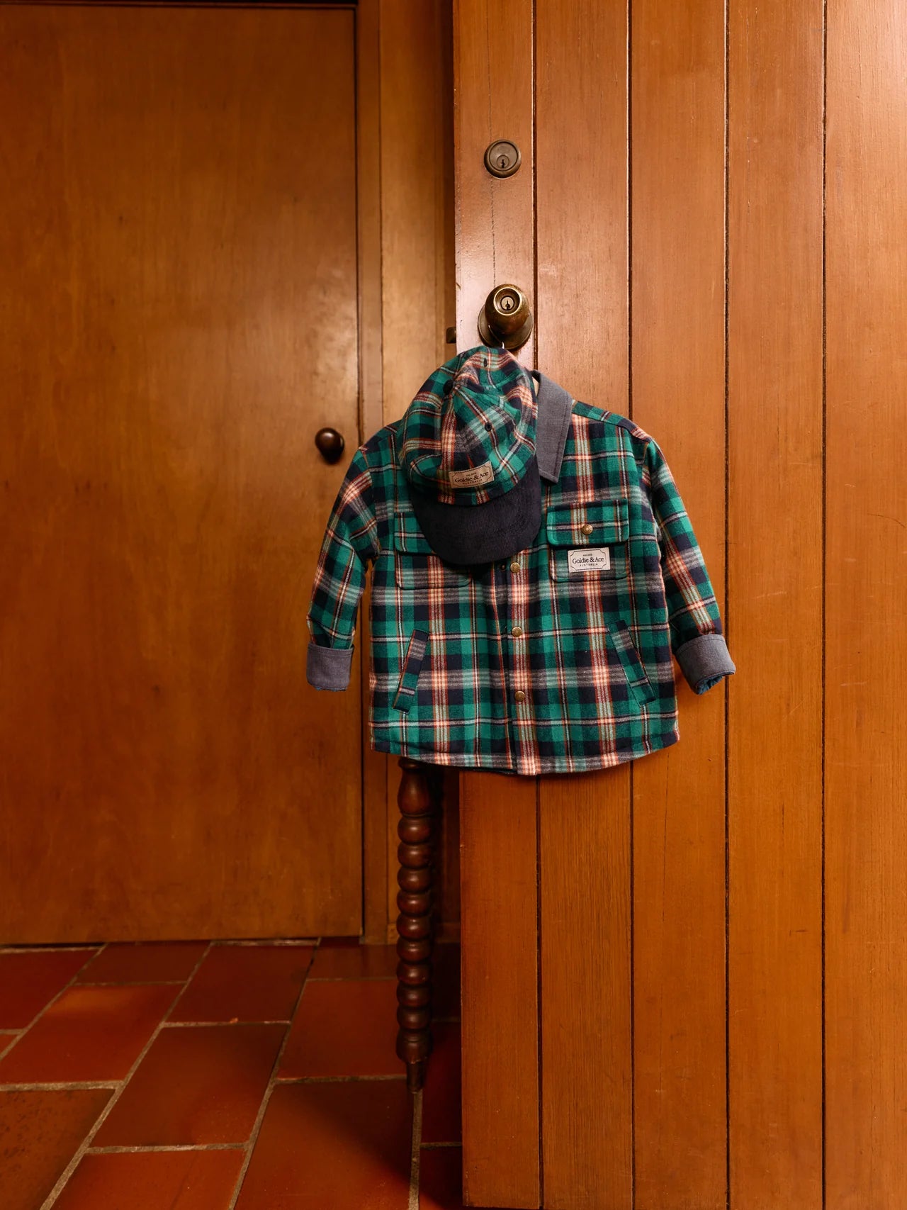 CHECK PADDED SHACKET | Goldie + Ace