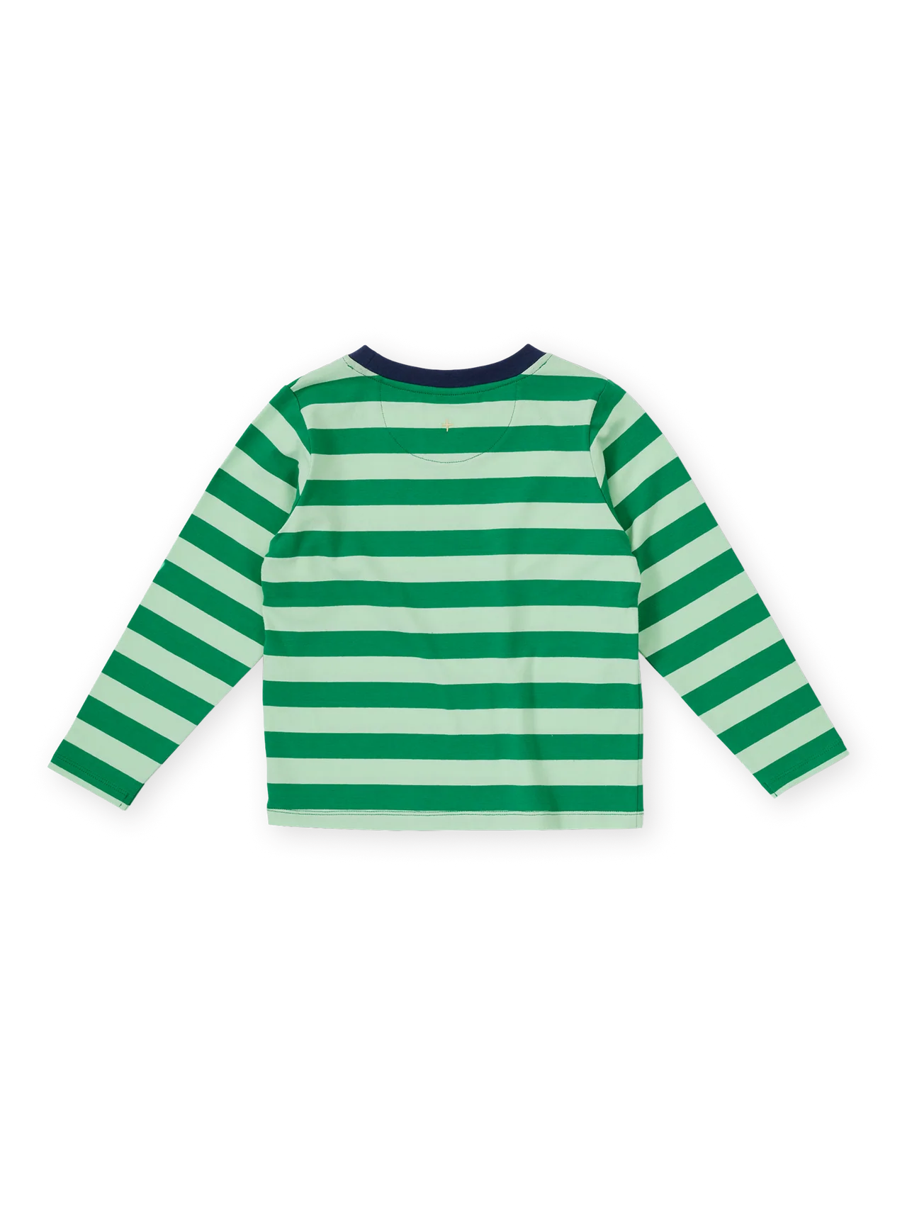 ESSENTIAL STRIPE LONG SLEEVE TOP GREEN | Goldie + Ace