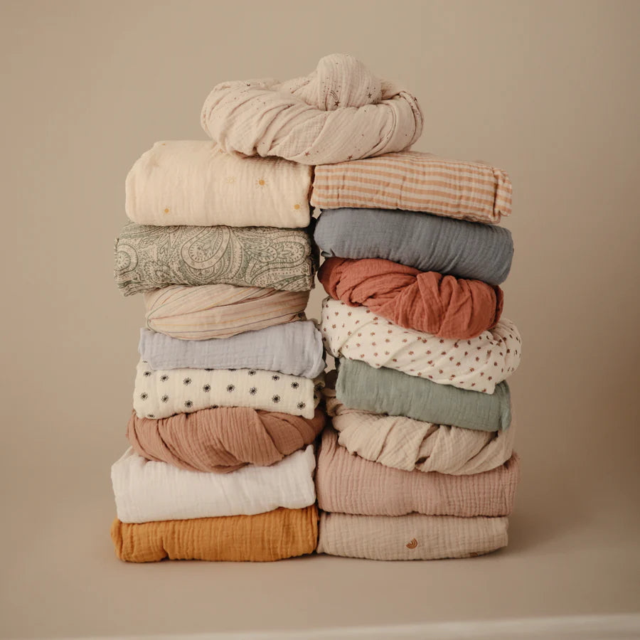 Crib Sheet - Retro Stripe | Mushie