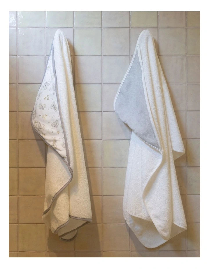 Hooded Towel 2PK - Farmyard Lamb | The Little Linen Company