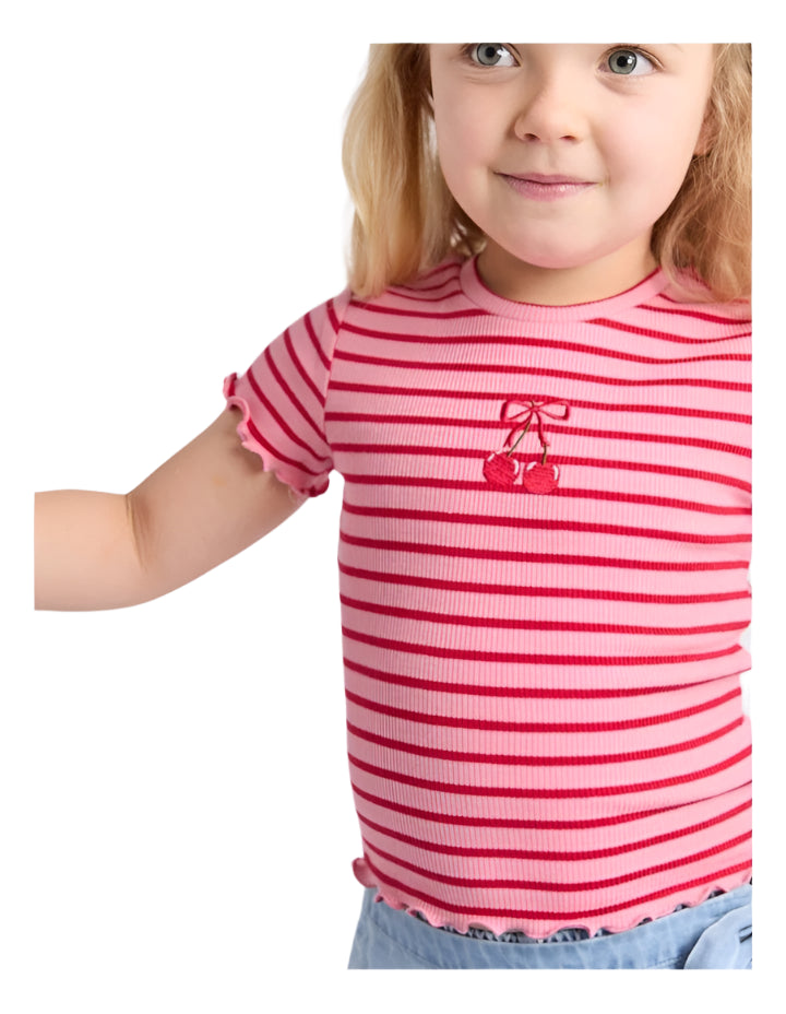 Betty Rib Tee || Pink | Eve Girl