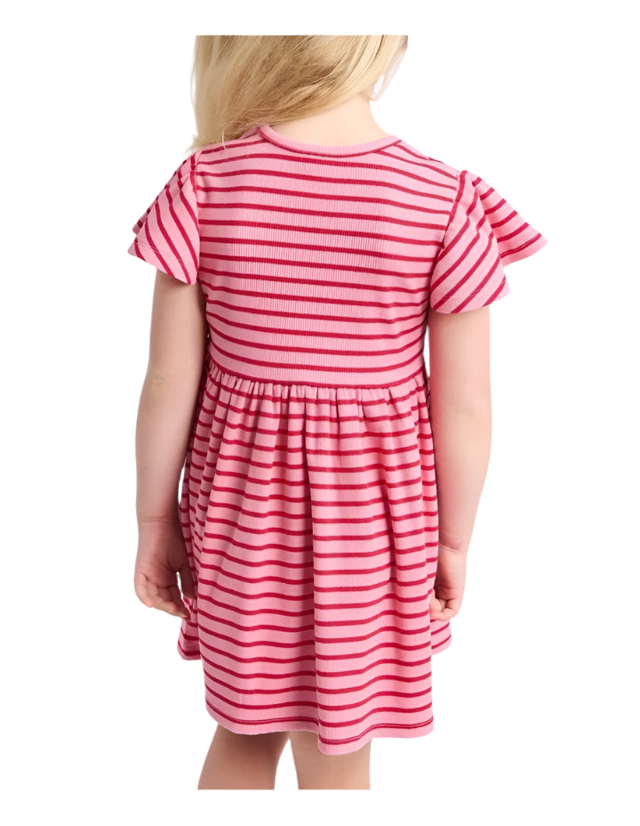 Betty Rib Dress || Pink | Eve Girl