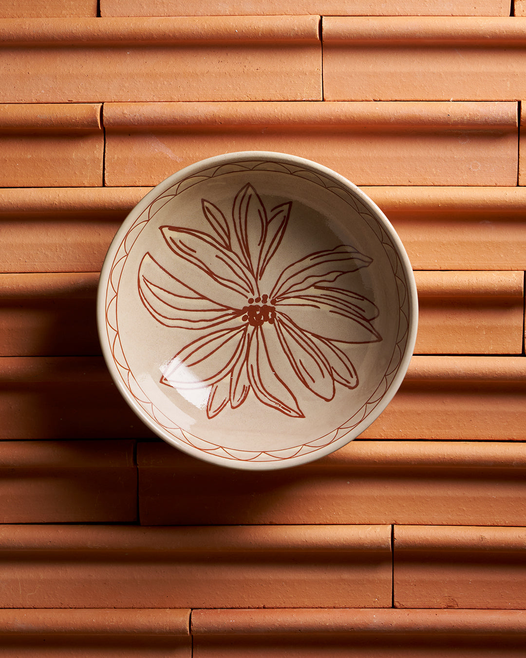 June's Daisy Bowl - Taupe | Robert Gordon