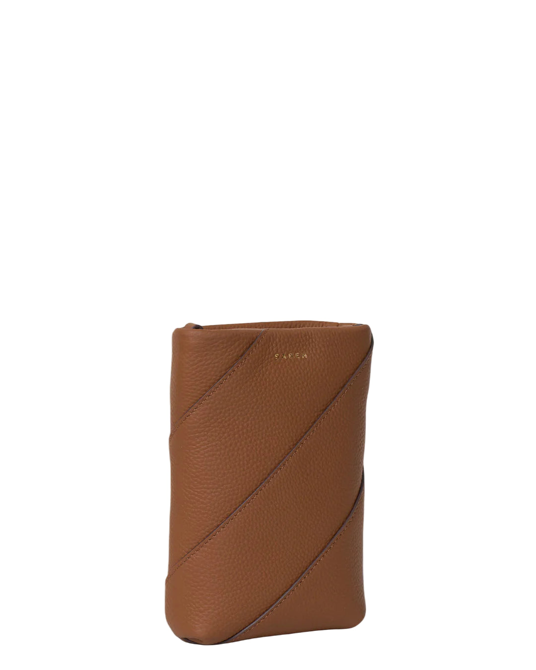 Maggie Crossbody | Tan Bias | Saben