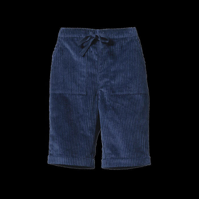 TEDDY CORD PANTS - Navy | Nature Baby