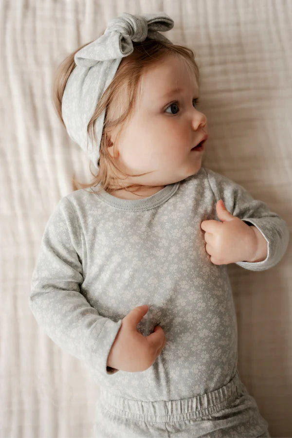 Organic Cotton Long Sleeve Top - Rosalie Fields Bluefox | Jamie Kay
