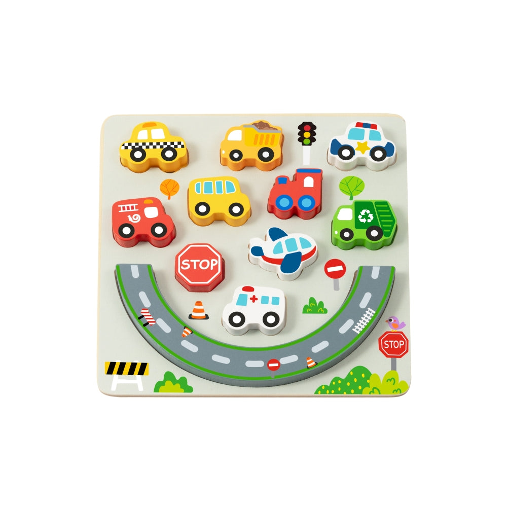 2 In 1 Balance Puzzle - Transport | Hi Pando