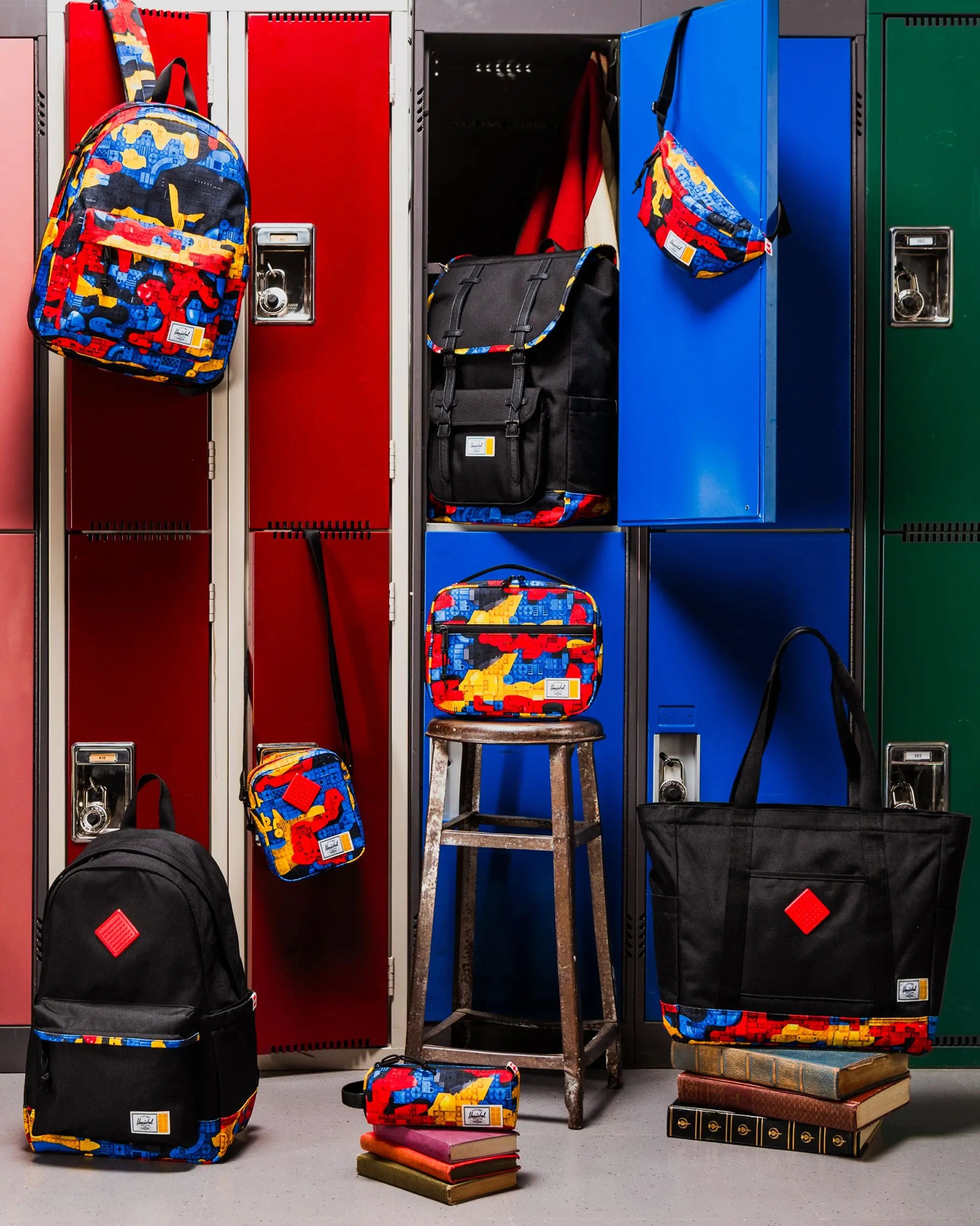 LEGO Pop Quiz Lunch Box - Abstract Bricks