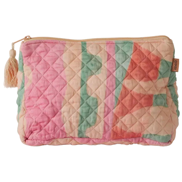 Quilted Cotton Toiletry Purse - Sun Soaked | Kip & Co