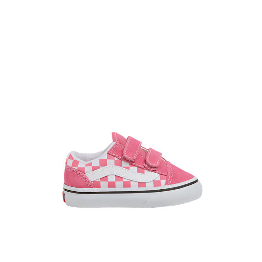 TODDLER OLD SKOOL V - COLOR THEORY CHECKERBOARD HONEYSUCKLE | Vans