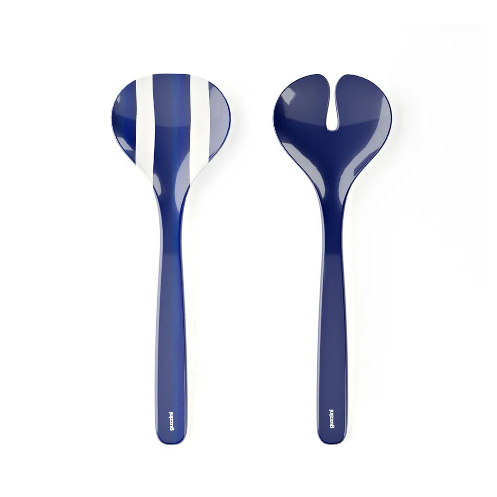 Riviera Salad Servers - Med Blue | Guzzini