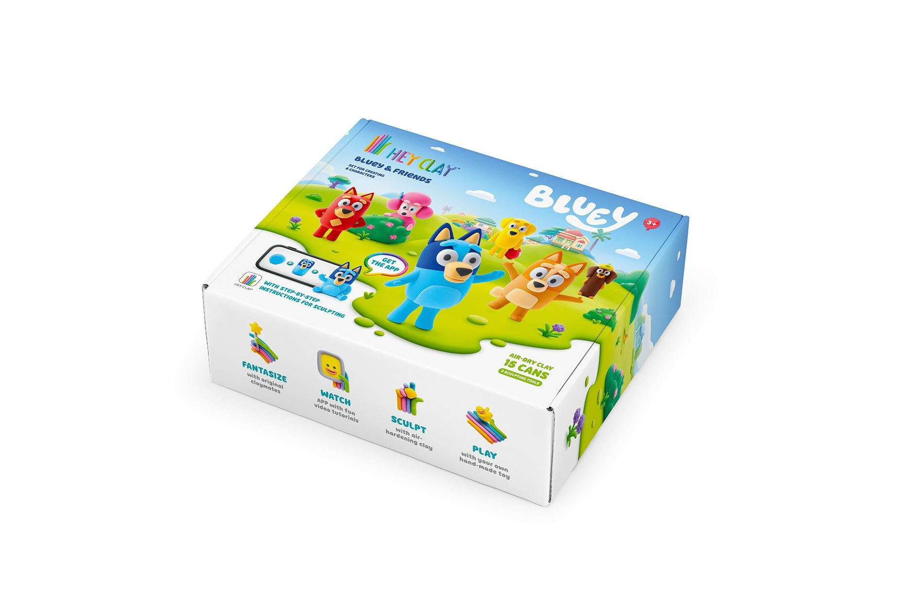 Bluey & Friends, Series Collection, 15 Cans | Hey Clay
