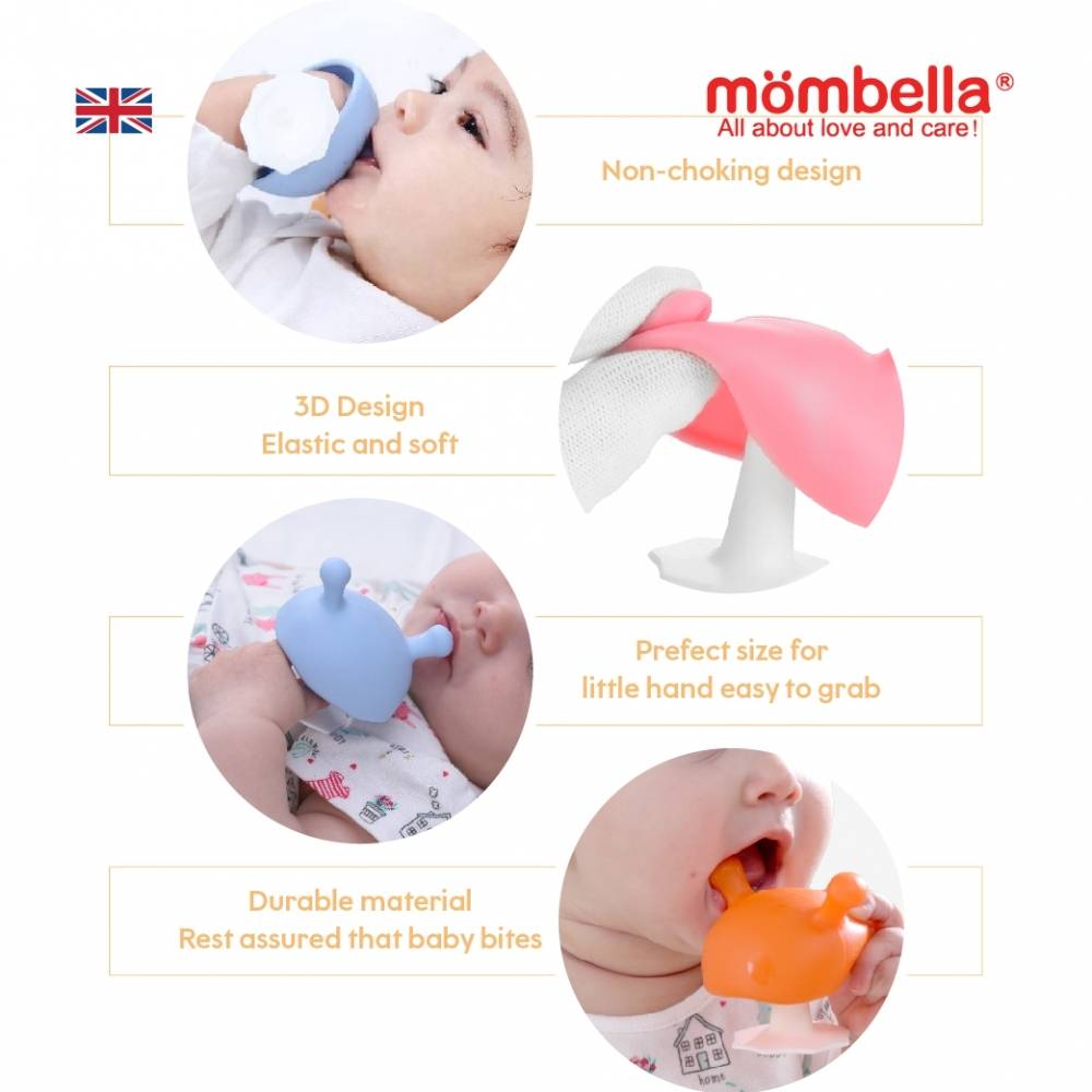 Mushroom Teether - Pink | Mombella