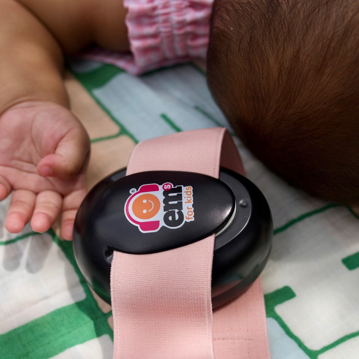 Baby Earmuffs - White - Headband - Coral | Ems