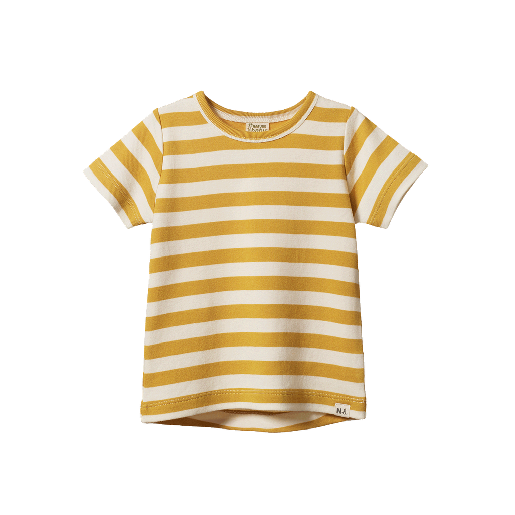 RIVER TEE - Golden Sea Stripe | Nature Baby