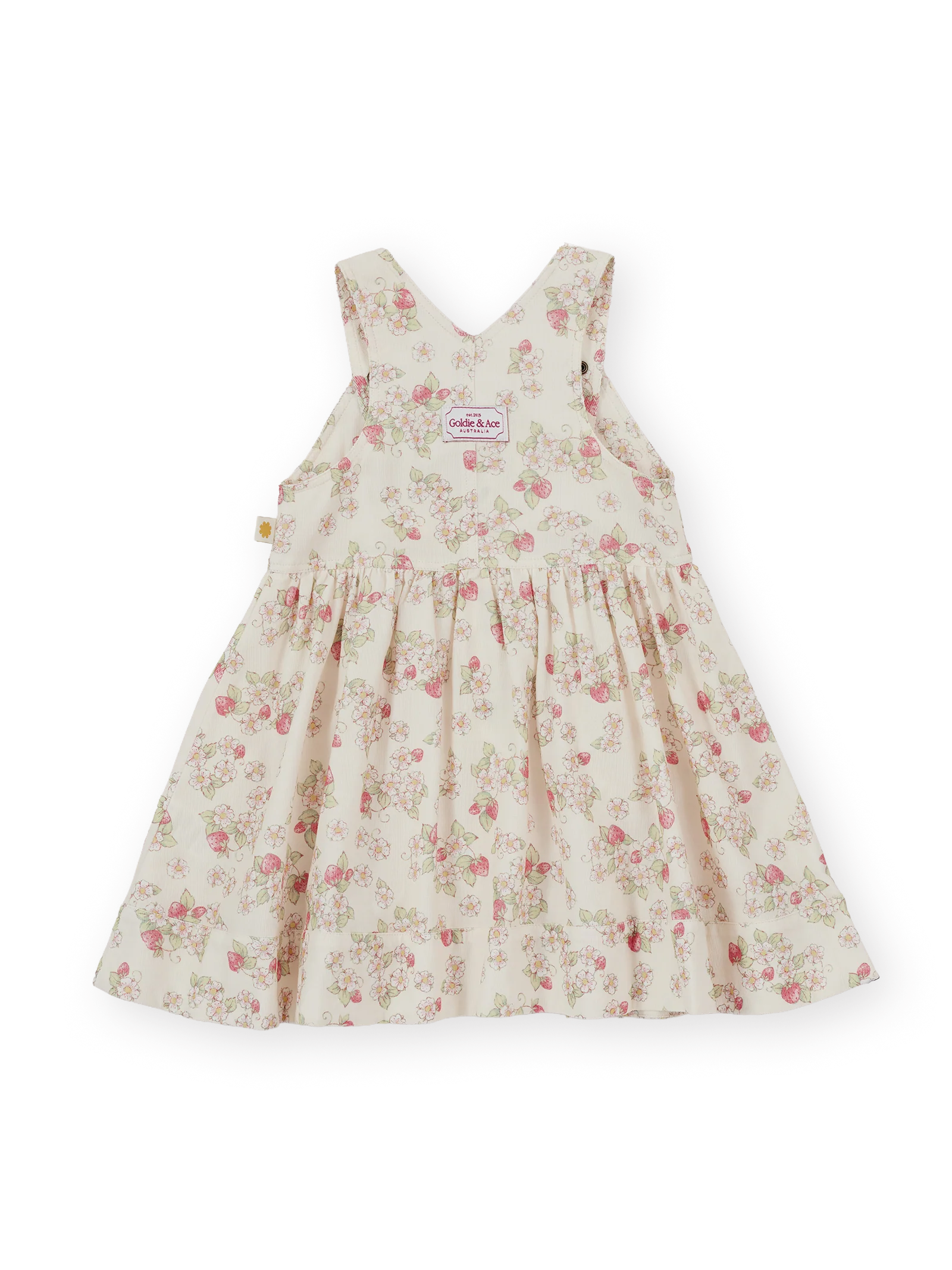 STRAWBERRY FIELDS PINAFORE DRESS | Goldie + Ace