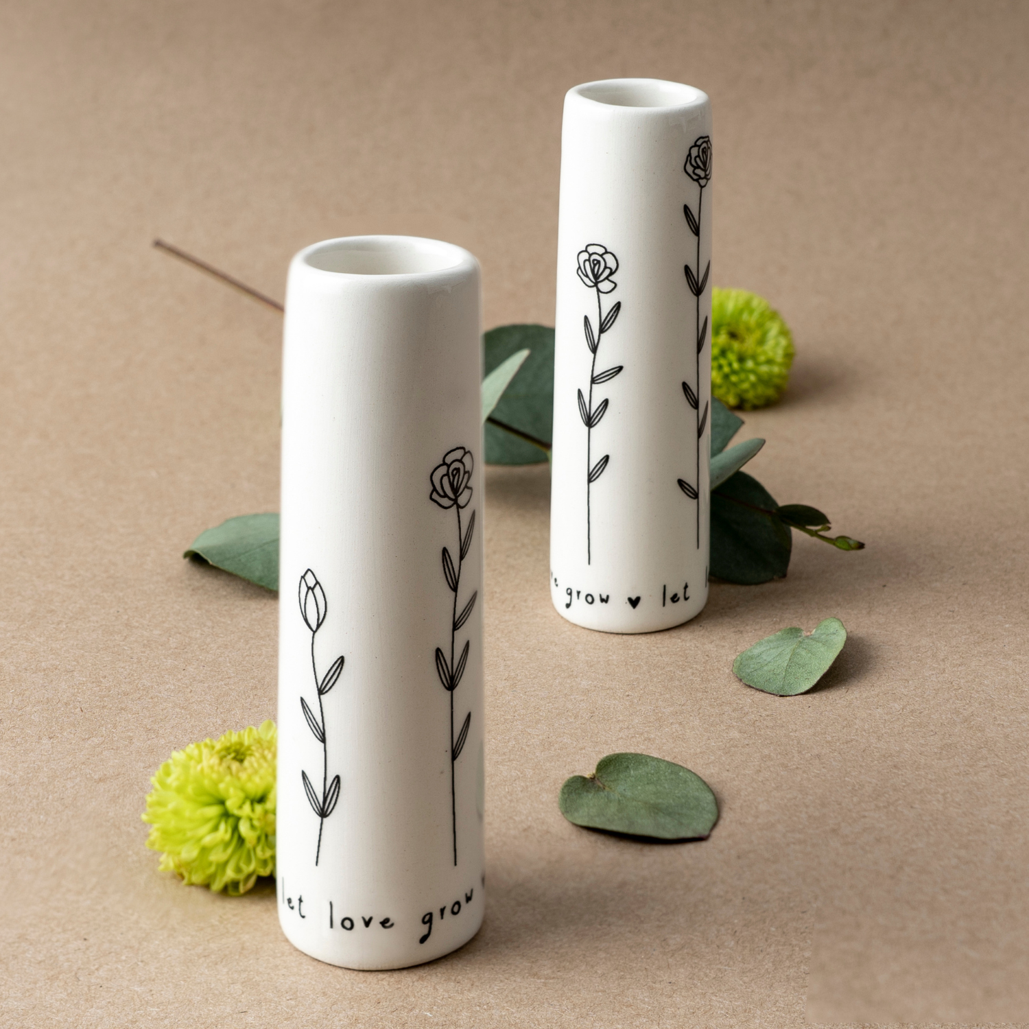 Mini Bud Vase - Let Love Grow | Send With Love