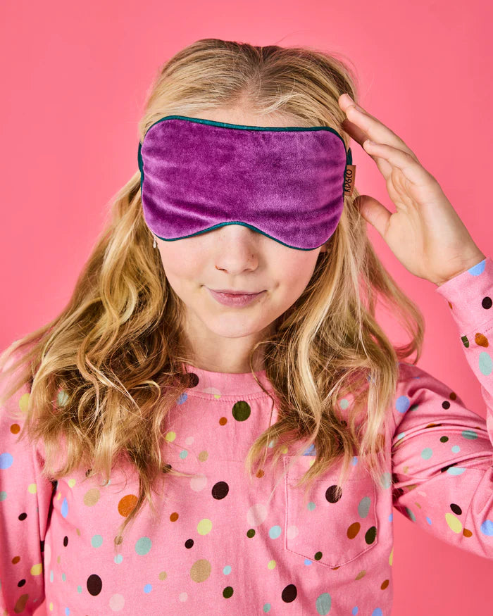 Wild Grape Velvet Eye Mask | Kip & Co