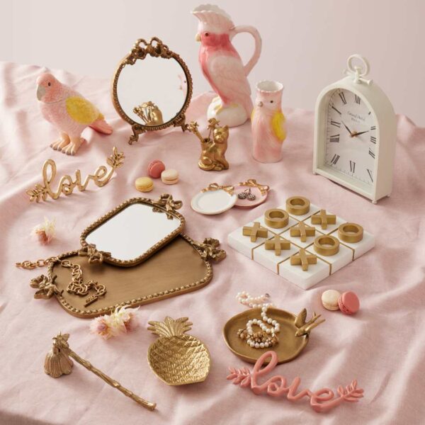 Babette Trinket Plate - Pink | Pilbeam Living