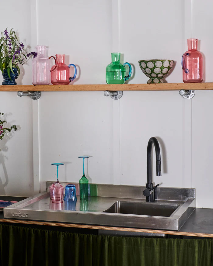 Pistachio Crush Champagne Glass 2P Set One Size | Kip & Co